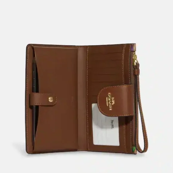 COACH Tech Wallet with Rainbow Monogram (Fits iPhone and Galaxy) - Picture 9 of 10